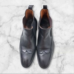 Men's Black Leather Dress Shoes Size 6 US